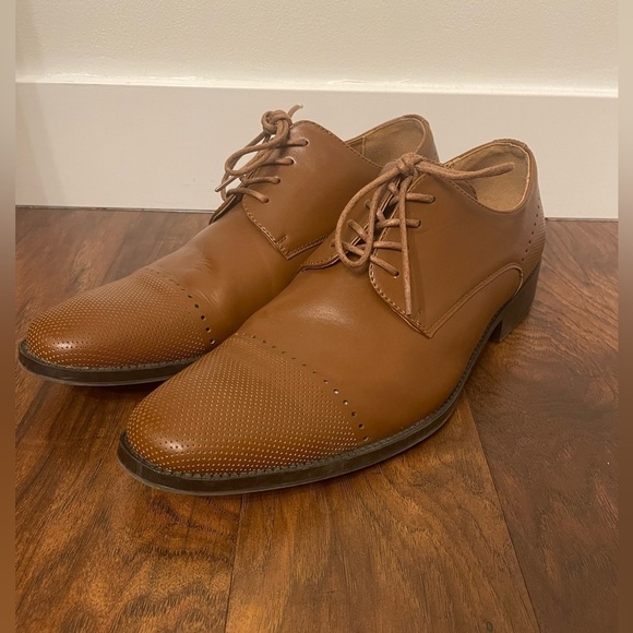 J. Ferrar Brown Dress Shoes Size 11 - Picture 1 of 6